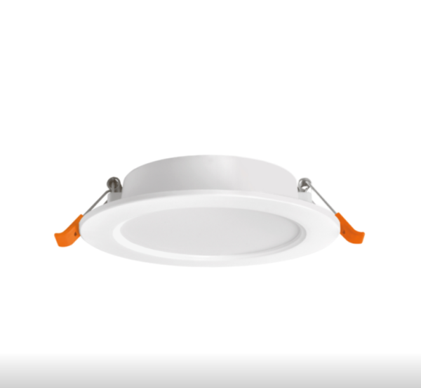 Світильник вбудований Led точковий Videx коло 9W 5000K 830Lm 230V IP44 145х26mm білий