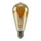 Лампа светодиодная 4W E27 2500K янтарная Velmax V-Filament-Amber-St64