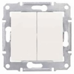 Выключатель двухклавишный слоновая кость Sedna Schneider Electric SDN0300123