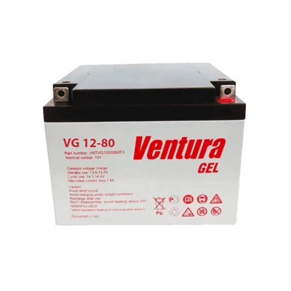 Аккумуляторная батарея гелевая Ventura VG 12V-80Ah Gel