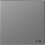 Клавиша 1-ная IP44 Merten D-Life MTN3304-6036 Нержавеющая сталь