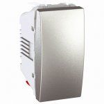 MGU3.103.30 Перемикач прохідний 1-клавішний сх6 1мод. алюміній Unica Schneider Electric