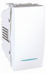 MGU3.106.18N Кнопка 1мод. з підсв. біла Unica Schneider Electric