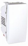 MGU3.162.18 Вимикач 1-клавіш. 2-полюс. сх.2 1 мод. білий Unica Schneider Electric
