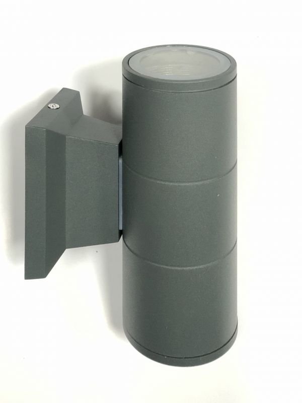 Підсвітка для стіни сіра LED Lemanso 2хE27 - G45/A60 IP65 LM1110