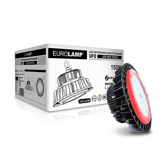 Світильник індустріальний 150W 5000K UFO IP65 EUROLAMP LED