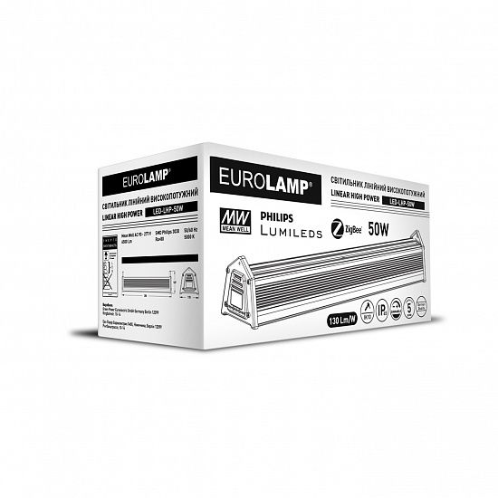 Светильник линейный высокомощный 50W 5000K LINEAR HIGH POWER EUROLAMP LED