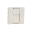 NU341144 Розетка комп'ютерна RJ45 кат.5 UTP 2 модуля Schneider Electric Unica New бежевий