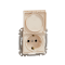 Розетка з заземленням, зі шторками, та з кришкою IP44 Бежевий Sedna Design Schneider Electric SDD212024