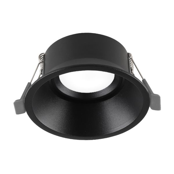 Светильник точечный встроенный Violux Torino-R 35W GU10 220V IP20 круг черный