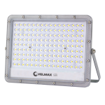 Прожектор светодиодный Velmax V-LF-Slim 100W 6500K 10000Lm 220V 288x207x34мм IP65 серый