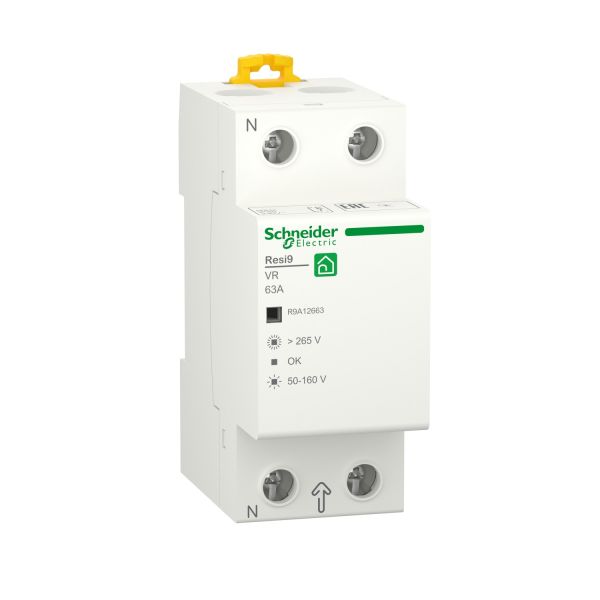 Реле напряжения 1P+N 63А 230V Schneider Electric Resi9 R9A12663