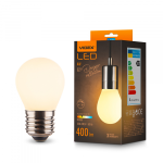 Лампа LED VIDEX Filament VL-DG45MO 4W E27 3000K Porcelain dimmable