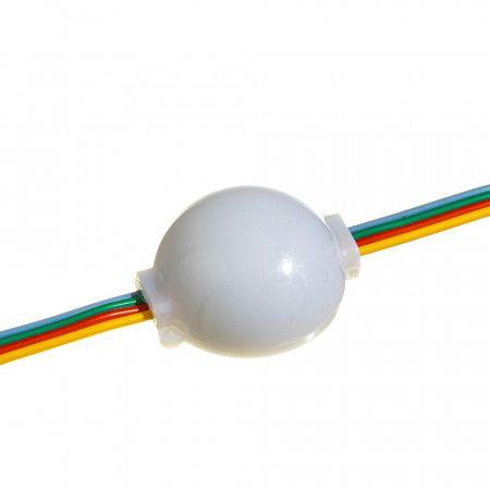 Светодиодный модуль матовый круглый 12V COB 2Вт 1 диод IP65 Standart RGB