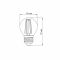 LED лампа TITANUM  Filament G45 4W E27 4100K