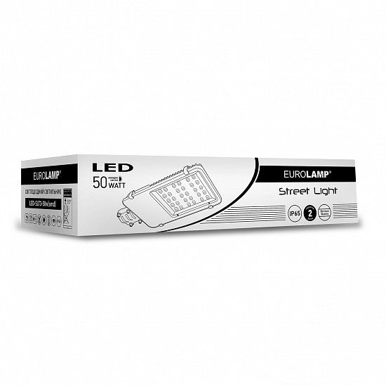 Светильник уличный классический SMD 50W 6000K EUROLAMP LED