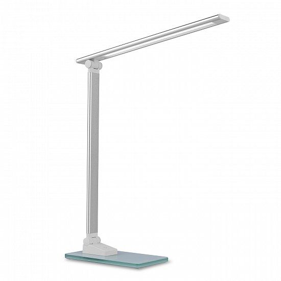 Светильник настольный в стиле хайтек 5W 5300-5700K серебряный EUROLAMP LED