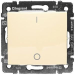 Вимикач двополюсний вологозахищений ip44 слонова кістка Valena Legrand 774192