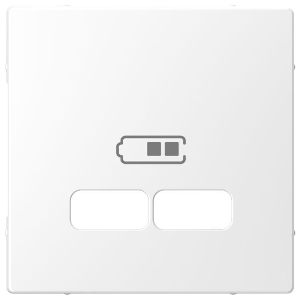 Панель для USB розетки Merten D-Life MTN4367-6035 Белый лотос
