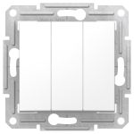 Вимикач 3-х клавішний білий Sedna Schneider Electric SDN0300621