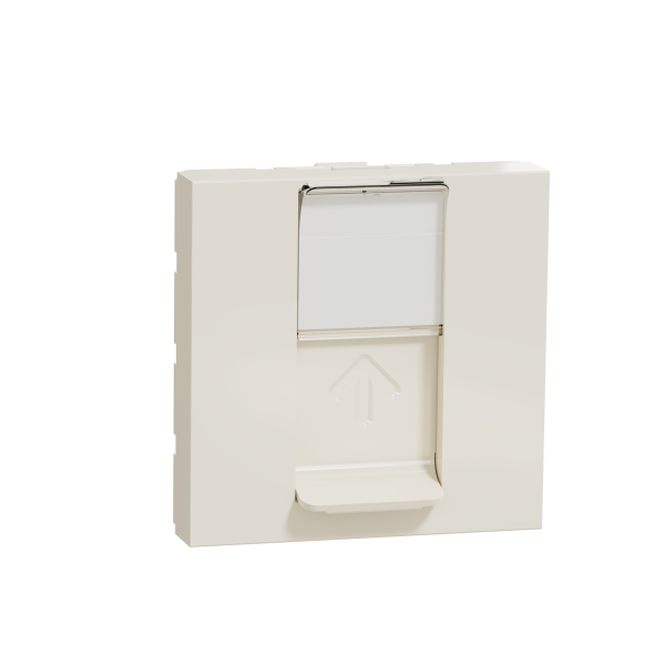 NU341144 Розетка комп'ютерна RJ45 кат.5 UTP 2 модуля Schneider Electric Unica New бежевий