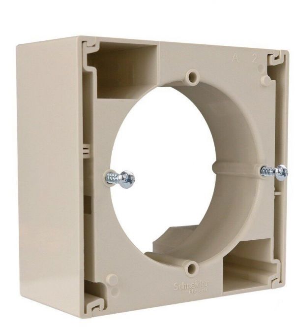 Коробка для наружного монтажа НАБОРНАЯ бронза Asfora Plus Schneider Electric EPH6100269