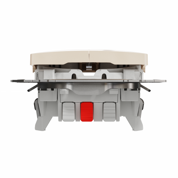 Двоклавішний перемикач Бежевий Sedna Design Schneider Electric SDD112108