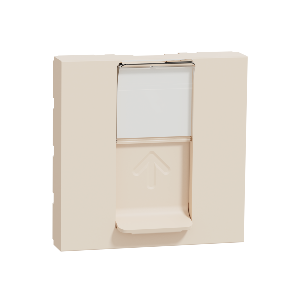 RJ45 накладка 2 модуля Schneider Electric Unica New бежевый