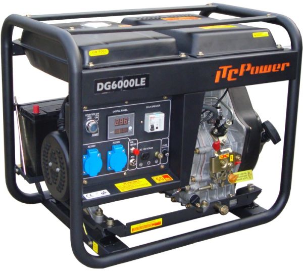 Генератор дизельний 5,5 кВт ITC Power DG6000LE