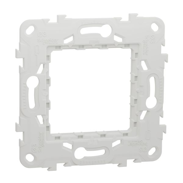 NU7002P Супорт пластиковий 2 модуля Schneider Electric Unica New