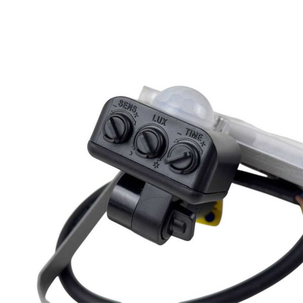 Прожектор led Violux Carbon-S 20W 5000K датчик руху 220V IP65 сірий