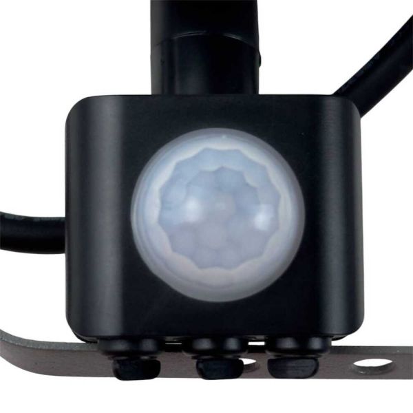 Прожектор led Violux Carbon-S 20W 5000K датчик руху 220V IP65 сірий