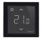 Терморегулятор DEVI багатофункційний з Wi-Fi та інтелектуальним таймером DEVIreg Smart Pure Black чорний 140F1143