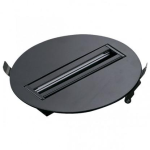 Врезное крепление для трековых светильников RECESSED Monopoint Track Horoz черное