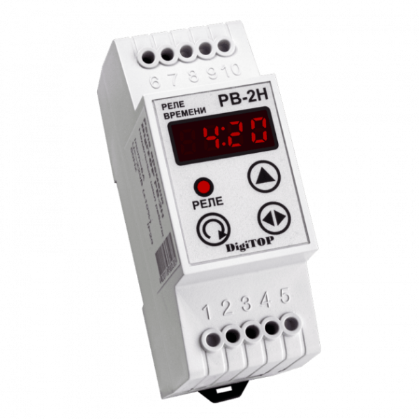 Реле часу 6А тижневий DigiTOP РВ-2H