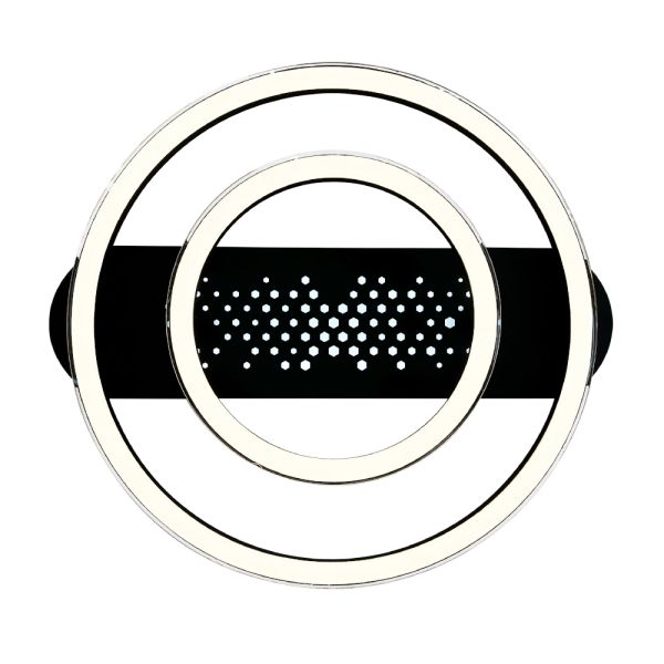 Світильник LED smart KENZO-R+пульт 85W 3000-5000K IP20 круг чорний Violux