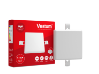 Світильник LED без рамки квадрат Vestum 9W 4100K