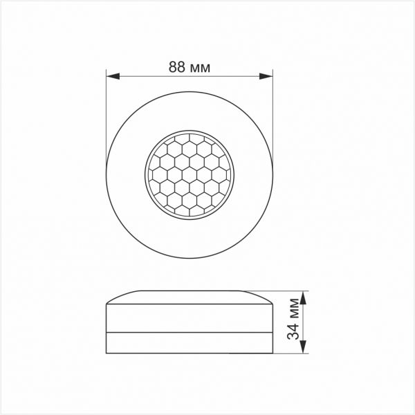 Датчик руху та освітленості VIDEX VL-SPC12W 220V 1200W інфрачервоний