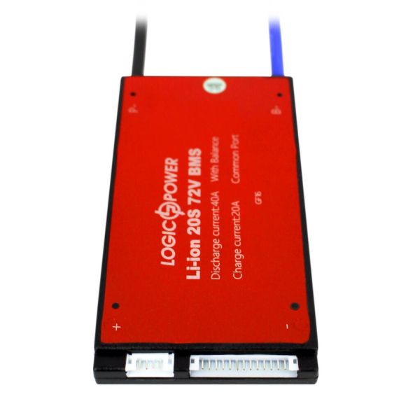 Плата BMS LP LogicPower Li-ion 72V 20S Dis 40A Ch 20A