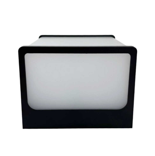 Світильник архітектурний настінний Led Violux Cube 8W 4200K IP65 чорний