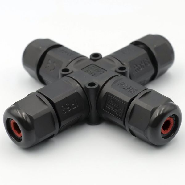 Конектор для кабеля X-подібний XK20 3pin 0.5-4мм2 IP68 Takel