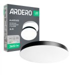 Світильник накладний Ardero led al6087ard Trend 36Вт 3000-4000-6500К 3600Лм чорний