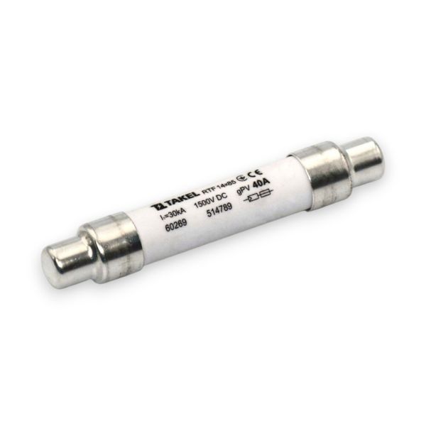 Плавкая вставка предохранителя Takel RTF 14х85 40А 1500В DC