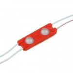 Світлодіодний модуль 12V SMD5730 0,72Вт 2 діода з лінзою IP65 Standart червоний