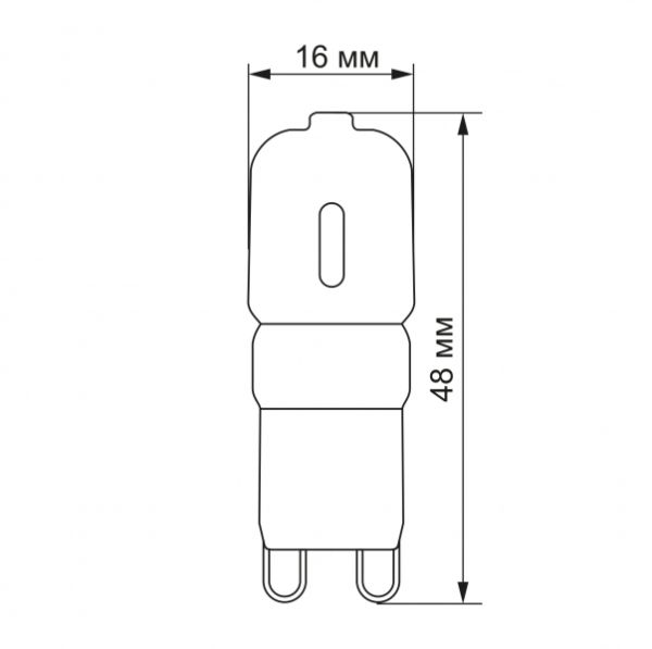 LED лампа VIDEX G9e 2.5W G9 4100K