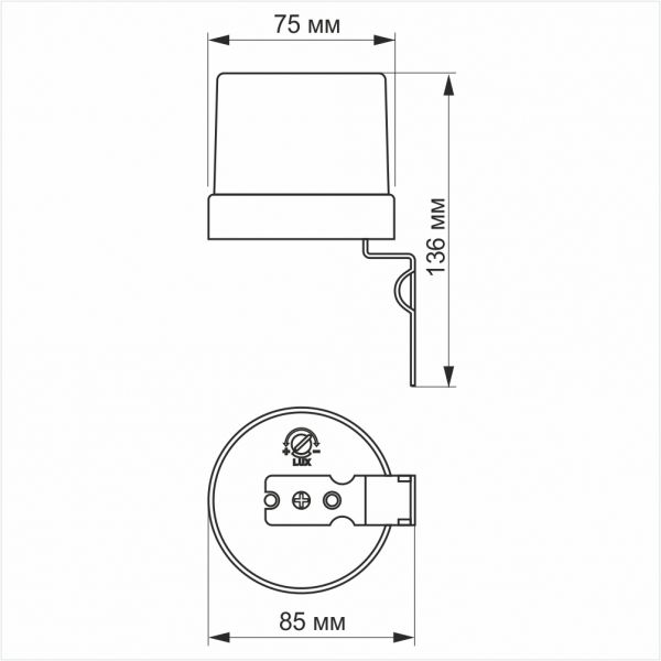 Датчик освітленості VIDEX VL-SN03 25A 220V фотометричний