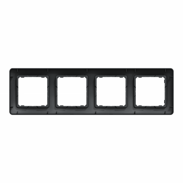 Рамка 4-постова Чорний Sedna Design Schneider Electric SDD314804