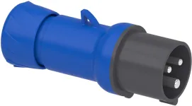 Вилка Schneider Electric 013 переносна 2Р+PЕ 16А 220В IP44 C3 PKE16M423