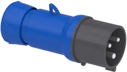 Вилка Schneider Electric 023 переносна 2Р+PЕ 32А 220В IP44 C3 PKE32M423