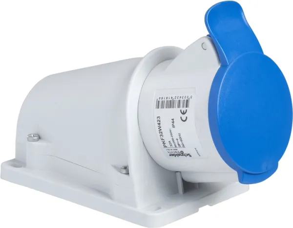 Розетка Schneider Electric 123 стационарная 2Р+PЕ 32А 220В IP44 C3 PKF32W423